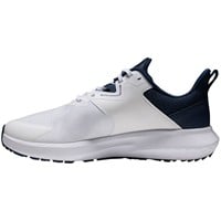 FootJoy Mens Qmotion Golf Shoes, White/Blue