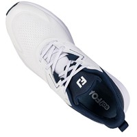 FootJoy Mens Qmotion Golf Shoes, White/Blue