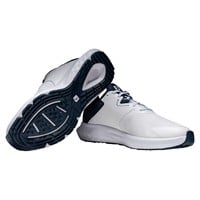 FootJoy Mens Qmotion Golf Shoes, White/Blue