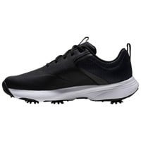FootJoy Mens Qualifier Golf Shoes, Black/White