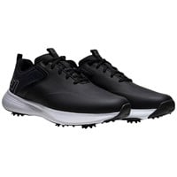 FootJoy Mens Qualifier Golf Shoes, Black/White