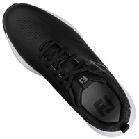 FootJoy Mens Qualifier Golf Shoes, Black/White