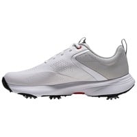 FootJoy Mens Qualifier Golf Shoes, White/Black