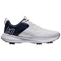 FootJoy Mens Qualifier Golf Shoes, White/Blue