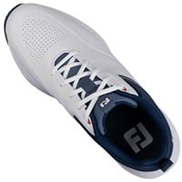 FootJoy Mens Qualifier Golf Shoes, White/Blue