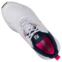 FootJoy Womens Qmotion Golf Shoes, White/Blue