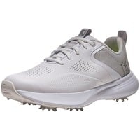 FootJoy Womens Qualifier Golf Shoes, White/Grey