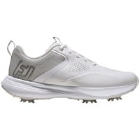 FootJoy Womens Qualifier Golf Shoes, White/Grey
