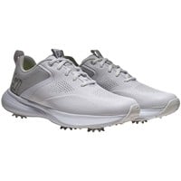 FootJoy Womens Qualifier Golf Shoes, White/Grey