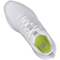 FootJoy Womens Qualifier Golf Shoes, White/Grey