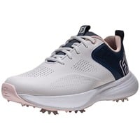 FootJoy Womens Qualifier Golf Shoes, White/Blue
