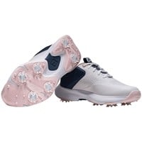 FootJoy Womens Qualifier Golf Shoes, White/Blue