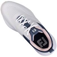 FootJoy Womens Qualifier Golf Shoes, White/Blue