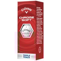 Callaway 2026 Chrome Soft Triple Track Golf Ball, White