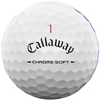 Callaway 2026 Chrome Soft Triple Track Golf Ball, White