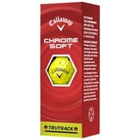 Callaway 2026 Chrome Soft TruTrack Golf Ball, Yellow