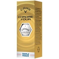 Callaway 2026 Chrome Tour Triple Track Golf Ball, White