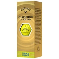 Callaway 2026 Chrome Tour Triple Track Golf Ball, Yellow