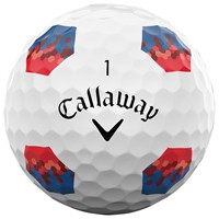 Callaway 2026 Chrome Tour TruTrack Golf Ball, White/Multi