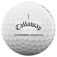 Callaway 2026 Chrome Tour X Triple Track Golf Ball, White