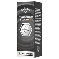 Callaway 2026 Chrome Tour X TruTrack Golf Ball, White/Multi