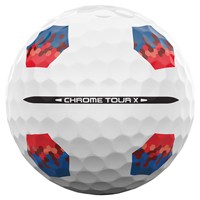 Callaway 2026 Chrome Tour X TruTrack Golf Ball, White/Multi