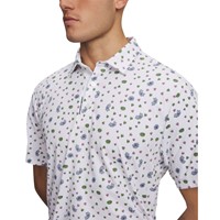 Under Armour Men's ArmourDry Printed Golf Polo, White