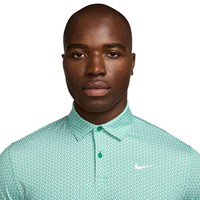 NIKE Men's Velocity Micro Printed Golf Polo, Green