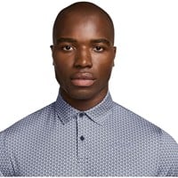 NIKE Men's Velocity Micro Printed Golf Polo, Navy