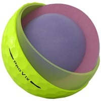 Titleist Pro V1x Loyalty 3 Dozen + 1 Free Dozen Personalized Yellow Golf Balls, Yellow