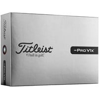 Titleist Pro V1x Left Dash Loyalty 3 Dozen + 1 Free Dozen Personalized White Golf Balls, White
