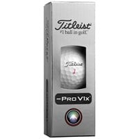 Titleist Pro V1x Left Dash Loyalty 3 Dozen + 1 Free Dozen Personalized White Golf Balls, White