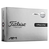Titleist Pro V1x Left Dash EA Loyalty 3 Dozen + 1 Free Dozen Personalized White Golf Balls, White