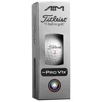 Titleist Pro V1x Left Dash EA Loyalty 3 Dozen + 1 Free Dozen Personalized White Golf Balls, White