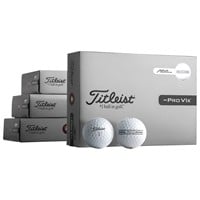 Titleist Pro V1x Left Dash EA Loyalty 3 Dozen + 1 Free Dozen Personalized White Golf Balls, White