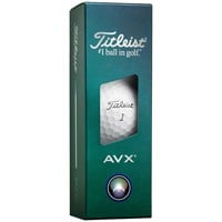 Titleist AVX Loyalty 3 Dozen + 1 Free Dozen Personalized White Golf Balls, White