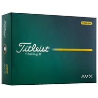 Titleist AVX Loyalty 3 Dozen + 1 Free Dozen Personalized Yellow Golf Balls, Yellow