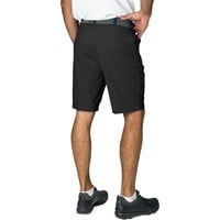 TGW Men's Flat Front Stretch Waist Performance 11in Golf Shorts, Black