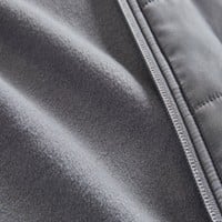 Callaway Men's Mixed Media Quilted Full Zip Golf Jacket, Grey