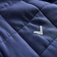 Callaway Men's Mixed Media Quilted Full Zip Golf Jacket, Navy