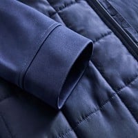Callaway Men's Mixed Media Quilted Full Zip Golf Jacket, Navy