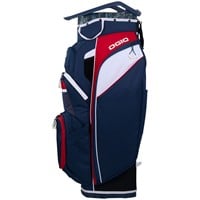 OGIO 2026 Silencer Golf Cart Bag, Red/White/Blue