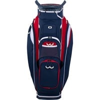 OGIO 2026 Silencer Golf Cart Bag, Red/White/Blue