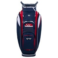 OGIO 2026 Woode Golf Cart Bag, Red/White/Blue