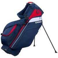 OGIO 2026 Woode Hybrid Golf Stand Bag, Red/White/Blue