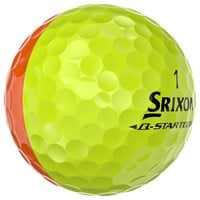 Srixon Q-Star Tour 6 Divide Golf Balls, Orange
