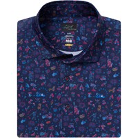 Greg Norman Mens ML75 American Dream Golf Polo, Navy
