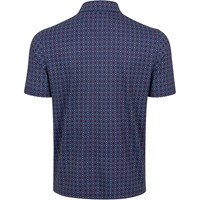 Greg Norman Mens ML75 Star Stripe Golf Polo, Navy