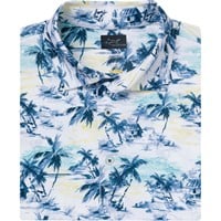 Greg Norman Men's ML75 Island Time Golf Polo, Navy