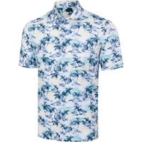Greg Norman Men's ML75 Island Time Golf Polo, Navy